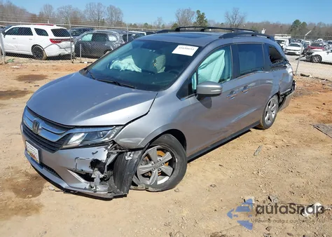 2019 Honda Odyssey Ex-L из США, поврежденный, VIN 5FNRL6H70KB121473